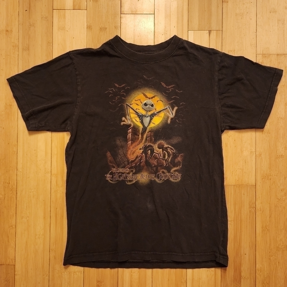 Disney Store Nightmare Before Christmas Jack Skellington T-Shirt Men's Small S
